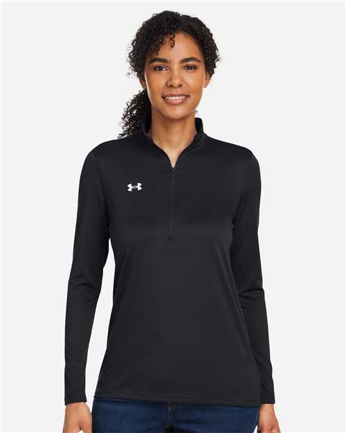 Under Armour 1376862 Women's Team Tech? Half-Zip Pullover - Front view