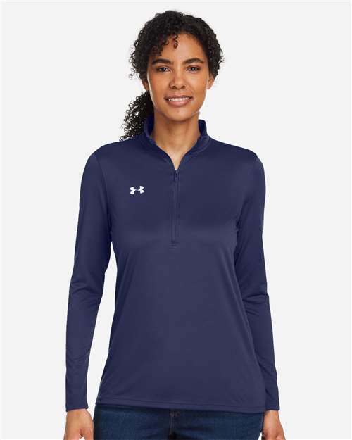 Under Armour 1376862 Women's Team Tech? Half-Zip Pullover - Front view