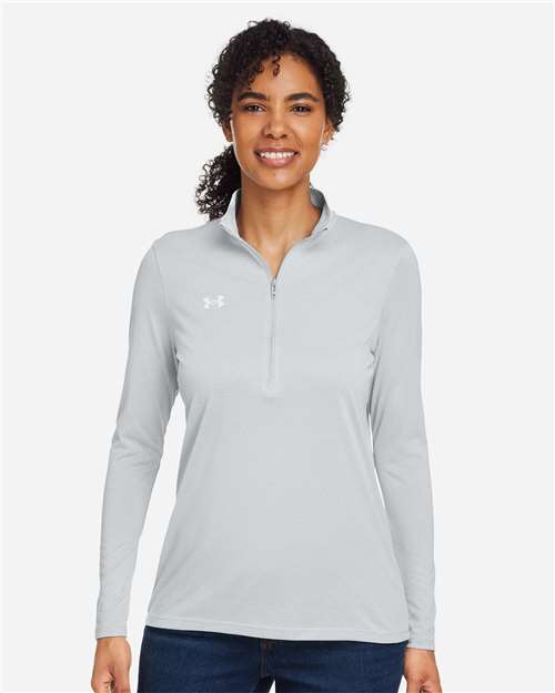 Under Armour 1376862 Women's Team Tech? Half-Zip Pullover - Front view