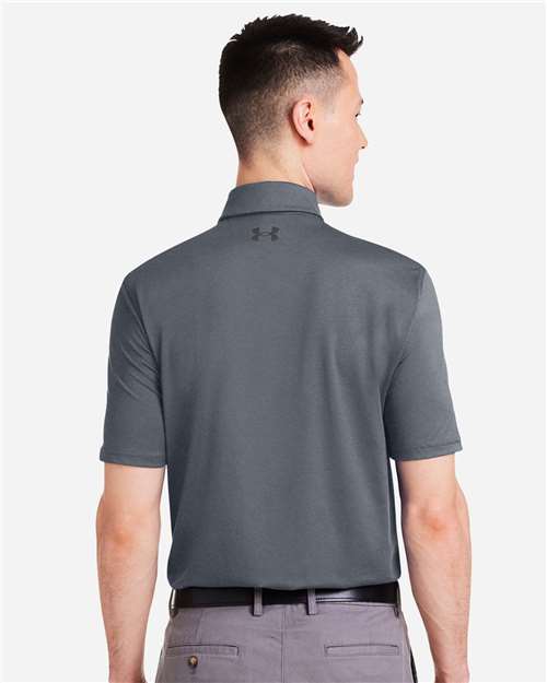 Under Armour 1383255 Men's Recycled Polo - Back view