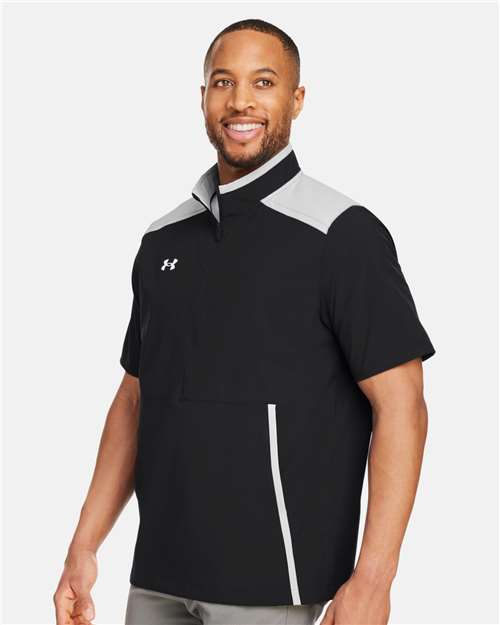 Under Armour 1389612 Men's Motivate 3.0 Short Sleeve Half-Zip - Side view