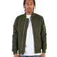 Shaka Wear SHBJ Unisex Bomber Jacket - Front view