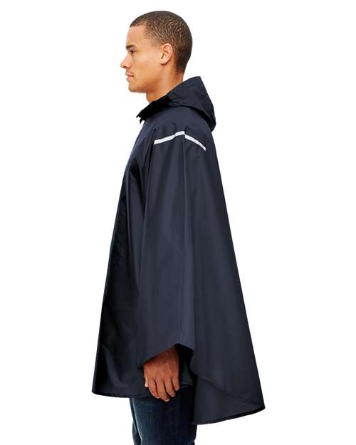 Team 365 TT71 Unisex Zone Protect Packable Poncho - Side view