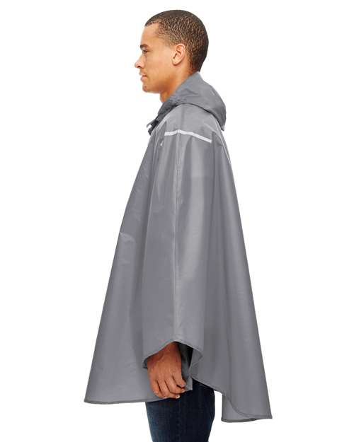 Team 365 TT71 Unisex Zone Protect Packable Poncho - Side view