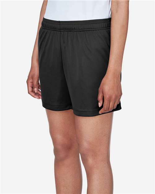 Team 365 TT11SHW Women's Zone Performance Shorts - Side view