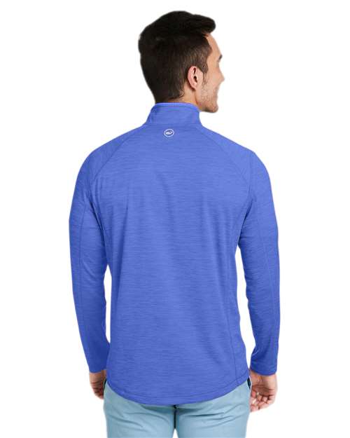 vineyard vines K002709 Men's Sankaty Quarter-Zip Pullover - Back view