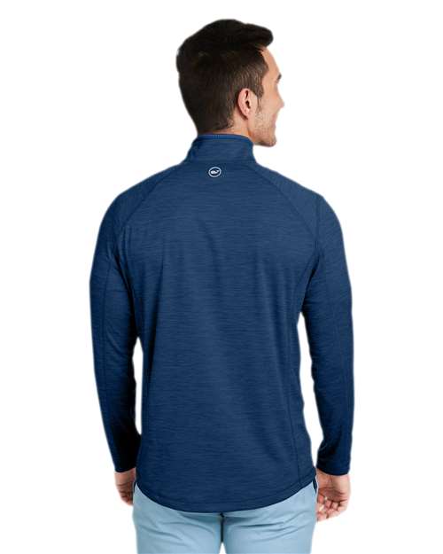 vineyard vines K002709 Men's Sankaty Quarter-Zip Pullover - Back view