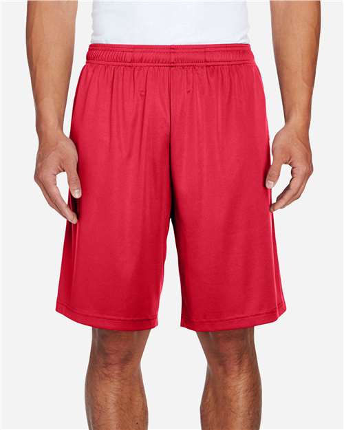 Team 365 TT11SH Men's Zone Performance Shorts - Front view