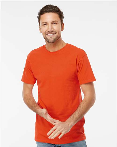M&O 4800 Men's Gold Soft Touch T-Shirt - Front view