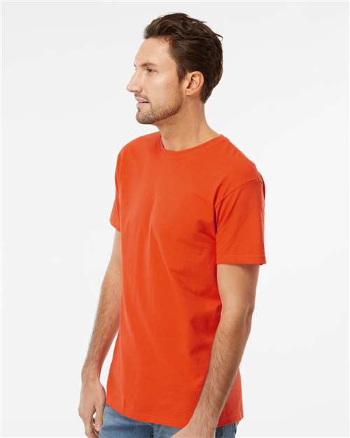 M&O 4800 Men's Gold Soft Touch T-Shirt - Side view