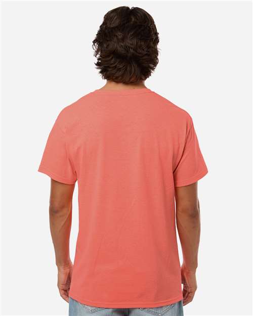 M&O 4800 Men's Gold Soft Touch T-Shirt - Back view