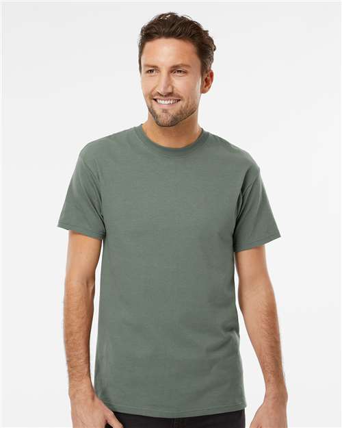M&O 4800 Men's Gold Soft Touch T-Shirt - Front view