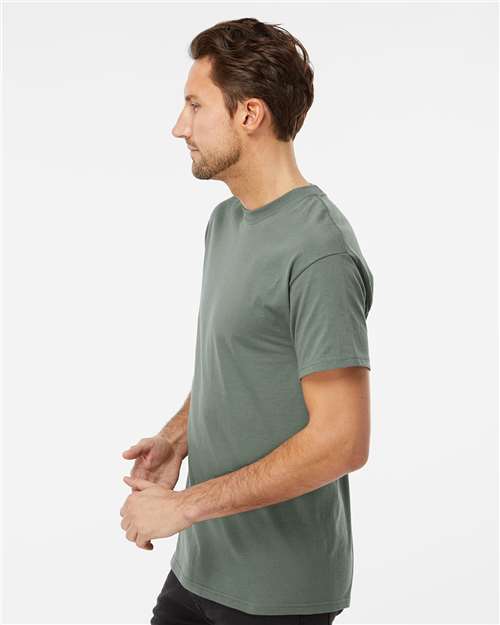 M&O 4800 Men's Gold Soft Touch T-Shirt - Side view
