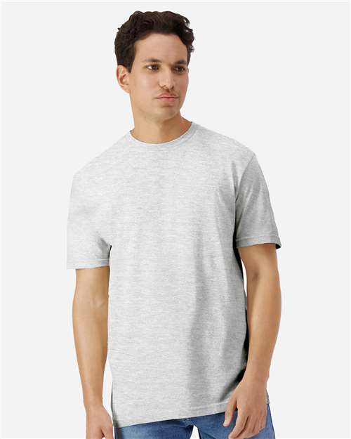 Gildan 3000 Men's Long Sleeve Jersey Baseball Tee - Front view