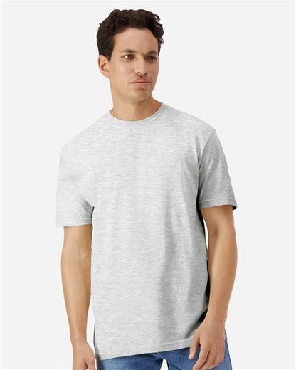 Gildan 3000 Men's Long Sleeve Jersey Baseball Tee - Front view