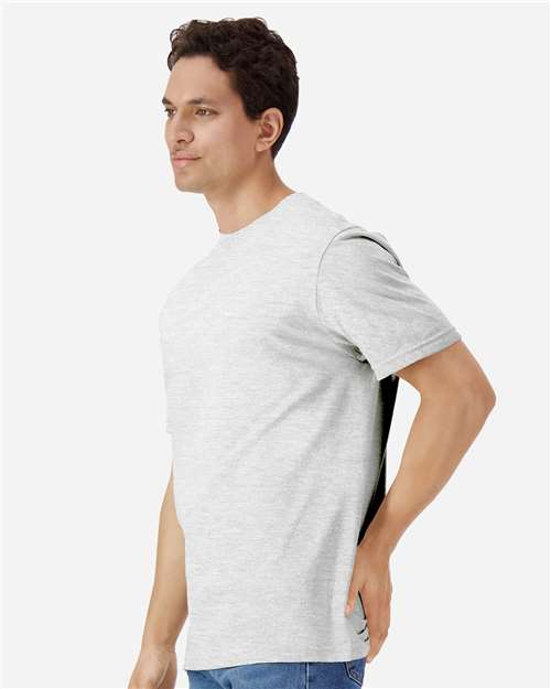 Gildan 3000 Men's Long Sleeve Jersey Baseball Tee - Side view