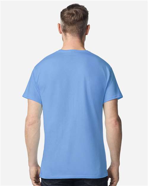 Gildan 3000 Men's Long Sleeve Jersey Baseball Tee - Back view