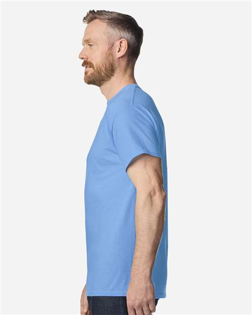 Gildan 3000 Men's Long Sleeve Jersey Baseball Tee - Side view