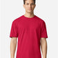 Gildan 3000 Men's Long Sleeve Jersey Baseball Tee - Front view