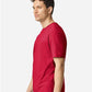 Gildan 3000 Men's Long Sleeve Jersey Baseball Tee - Side view
