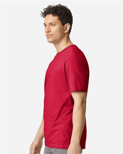 Gildan 3000 Men's Long Sleeve Jersey Baseball Tee - Side view
