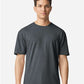 Gildan 3000 Men's Long Sleeve Jersey Baseball Tee - Front view
