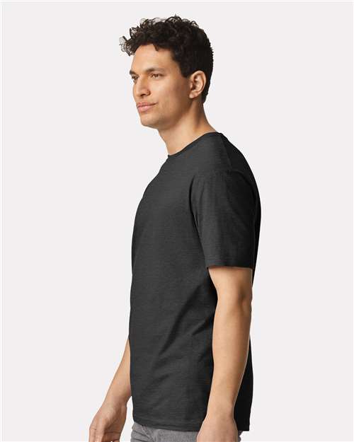 Gildan 3000 Men's Long Sleeve Jersey Baseball Tee - Side view