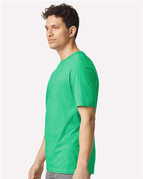 Gildan 3000 Men's Long Sleeve Jersey Baseball Tee - Side view
