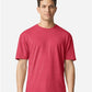 Gildan 3000 Men's Long Sleeve Jersey Baseball Tee - Front view