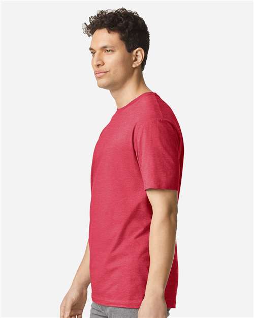 Gildan 3000 Men's Long Sleeve Jersey Baseball Tee - Side view