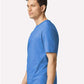 Gildan 3000 Men's Long Sleeve Jersey Baseball Tee - Side view