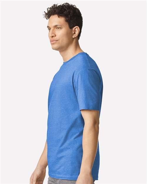 Gildan 3000 Men's Long Sleeve Jersey Baseball Tee - Side view
