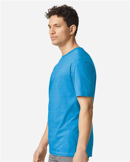 Gildan 3000 Men's Long Sleeve Jersey Baseball Tee - Side view