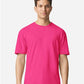 Gildan 3000 Men's Long Sleeve Jersey Baseball Tee - Front view