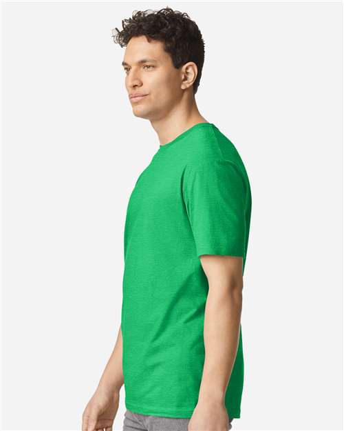 Gildan 3000 Men's Long Sleeve Jersey Baseball Tee - Side view
