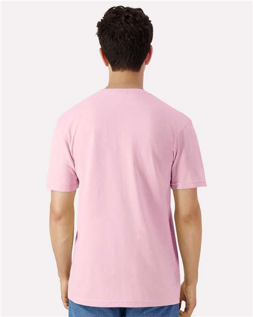 Gildan 3000 Men's Long Sleeve Jersey Baseball Tee - Back view