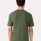 Gildan 3000 Men's Long Sleeve Jersey Baseball Tee - Back view