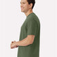 Gildan 3000 Men's Long Sleeve Jersey Baseball Tee - Side view