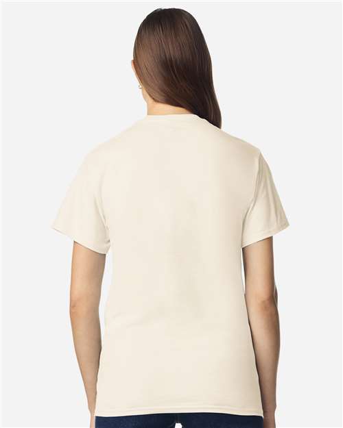 Gildan 3000 Men's Long Sleeve Jersey Baseball Tee - Back view