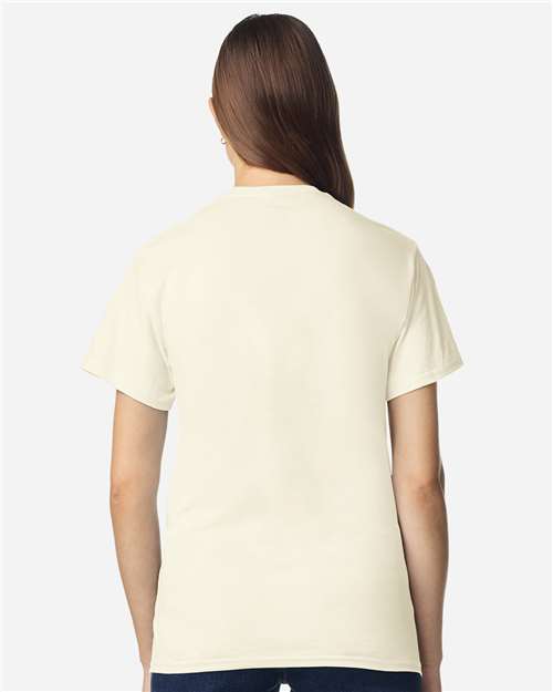 Gildan 3000 Men's Long Sleeve Jersey Baseball Tee - Back view