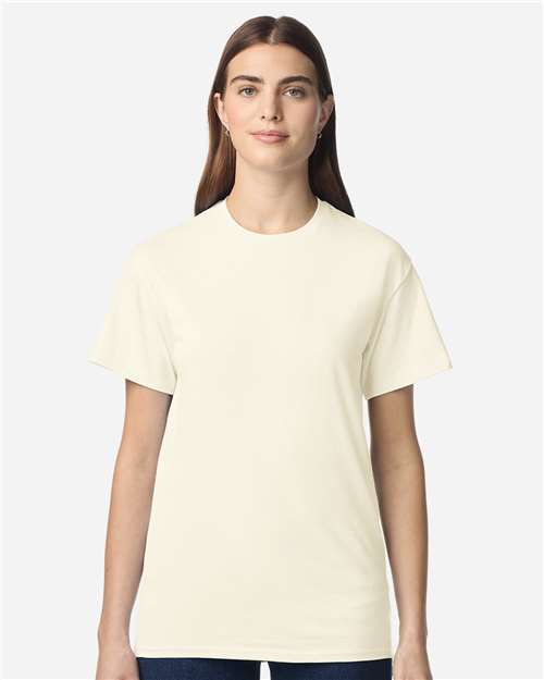 Gildan 3000 Men's Long Sleeve Jersey Baseball Tee - Front view