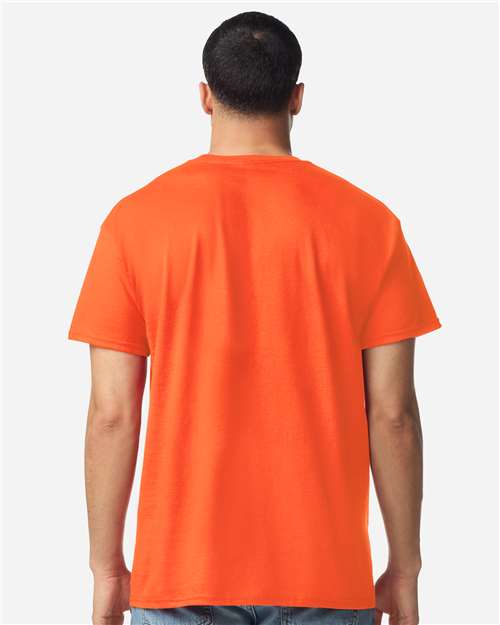Gildan 3000 Men's Long Sleeve Jersey Baseball Tee - Back view
