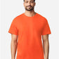 Gildan 3000 Men's Long Sleeve Jersey Baseball Tee - Front view
