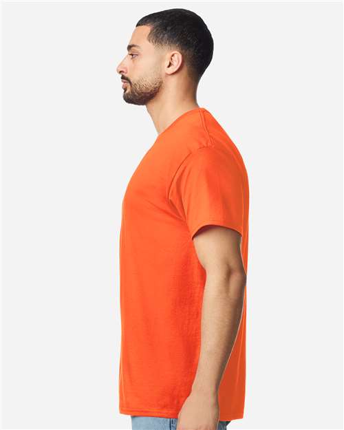 Gildan 3000 Men's Long Sleeve Jersey Baseball Tee - Side view