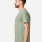 Gildan 3000 Men's Long Sleeve Jersey Baseball Tee - Side view