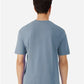Gildan 3000 Men's Long Sleeve Jersey Baseball Tee - Back view