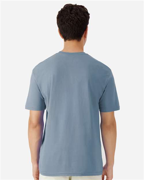 Gildan 3000 Men's Long Sleeve Jersey Baseball Tee - Back view