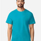 Gildan 3000 Men's Long Sleeve Jersey Baseball Tee - Front view