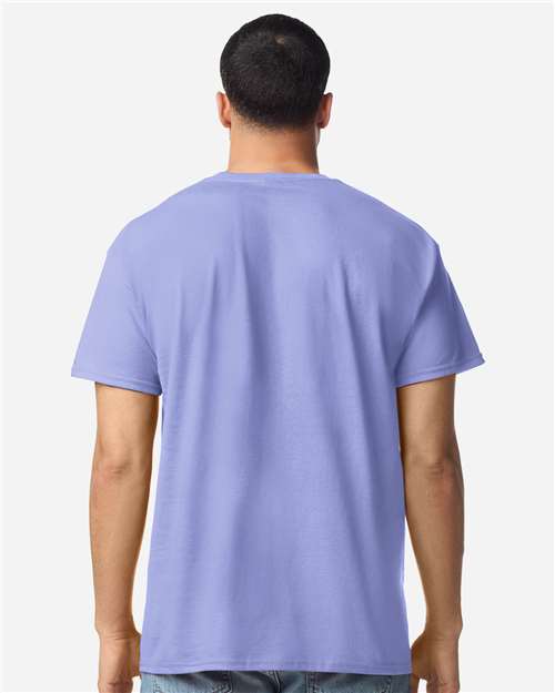 Gildan 3000 Men's Long Sleeve Jersey Baseball Tee - Back view