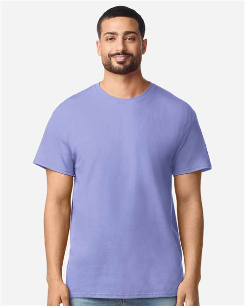 Gildan 3000 Men's Long Sleeve Jersey Baseball Tee - Front view